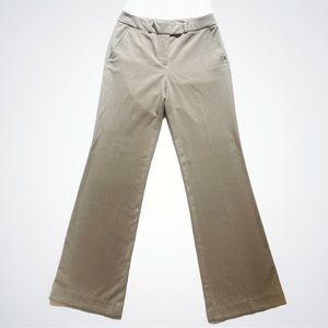 Women’s Sz 2 Tall Tan Stretch Fitted Straight Leg Pants from NY & Co NWOT